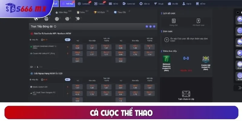 Giới Thiệu Cá cược thể thao