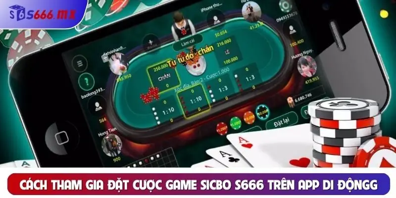 Cách tham gia đặt cược game sicbo S666 trên app di động Cách tham gia đặt cược game sicbo S666 trên app di động